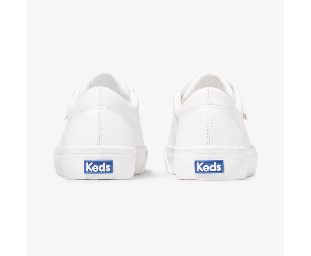 Keds Sneaker Damen Weiß - Jump Kick Leder - XCM-016479